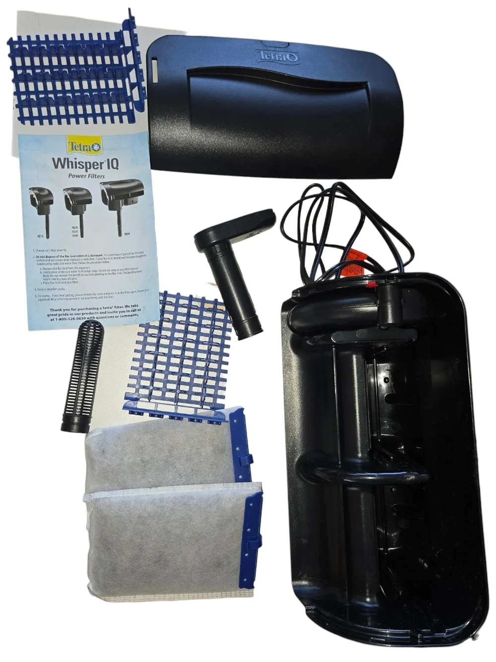 Tetra Whisper IQ Aquarium Filter - 60 Gallons With Stay Clean Technology